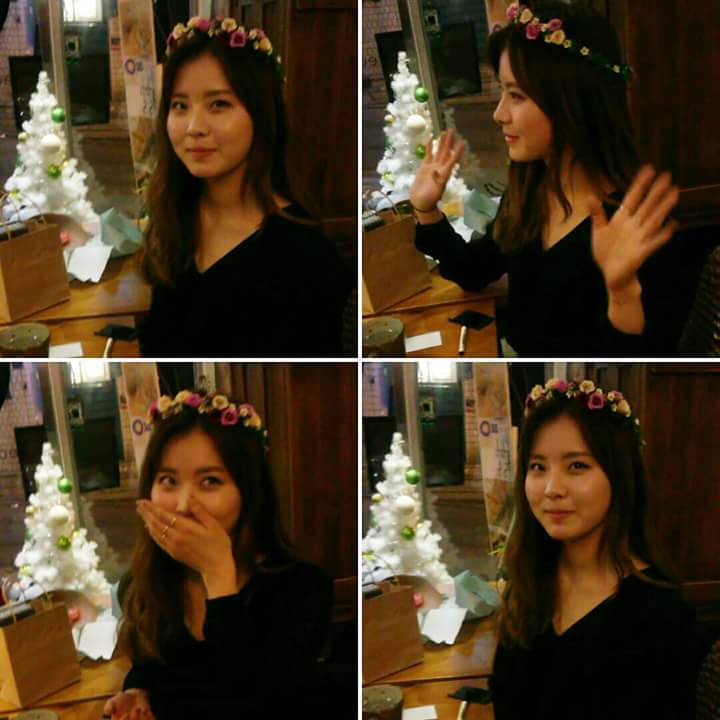limkimpics's tweet photo. 160120 Lim Kim at her birthday event [cr. DoyIm] https://t.co/zlMr82B7O4