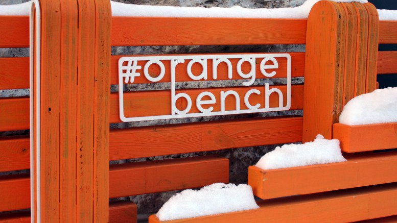 GraffitiArtProg's tweet photo. #OrangeBench initiative connects #Winnipeg communities through social media: https://t.co/XnmLfrd09r @themanitoban https://t.co/HHn4yKUX9v