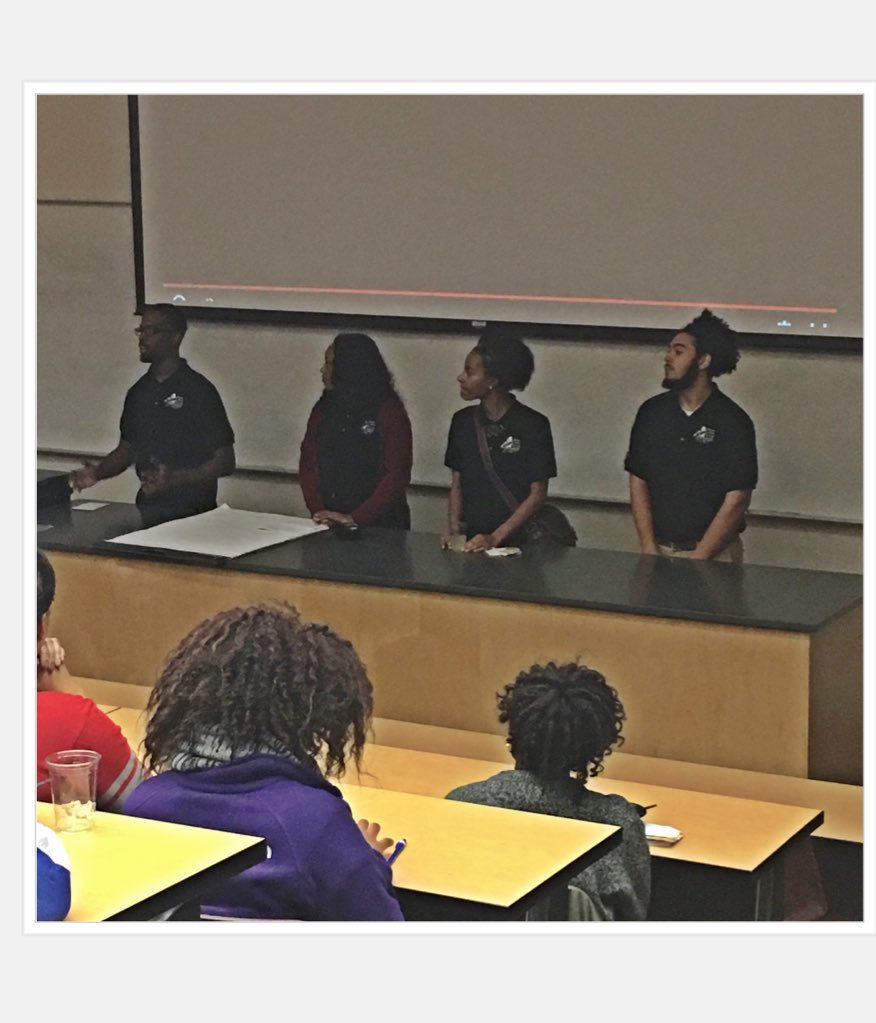 UK_MLKCenter's tweet photo. Our student leaders have started our discussion with a powerful with quotes from Dr. King's speech. #MLKweek2016 https://t.co/TzF7nrWR0g