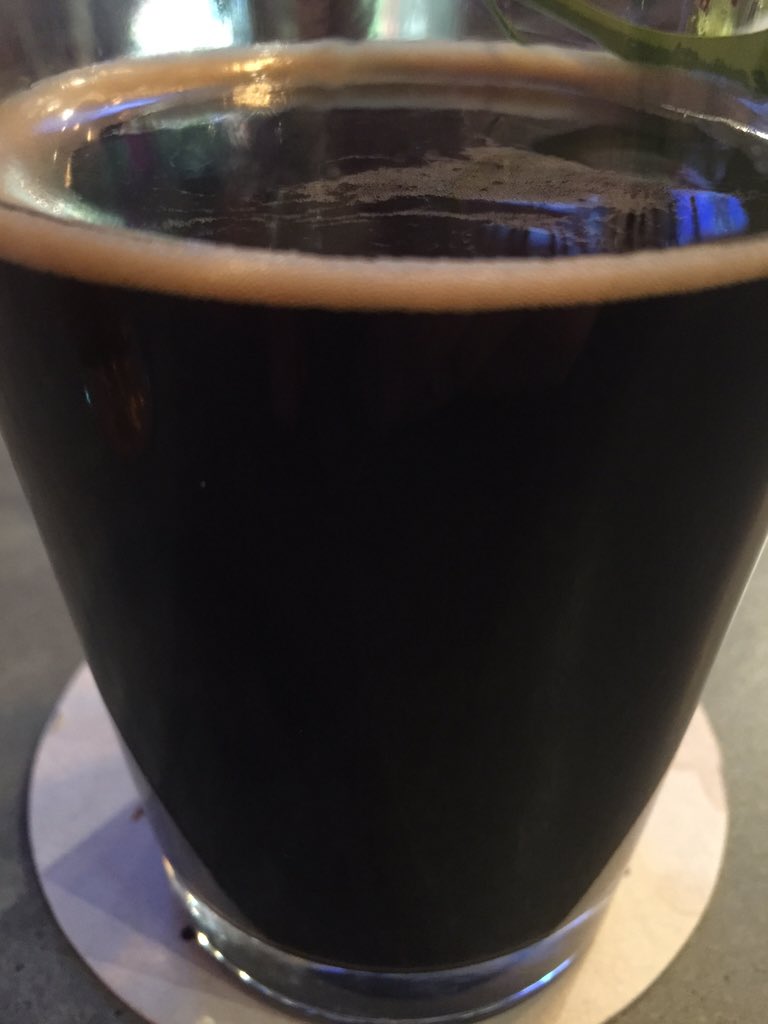 ghostofDHjim's tweet photo. This @DarkHorseBrewCo Tres Blueberry Stout is #darkasnight and tasting pretty damn delicious here @TheBeerMarketVH https://t.co/FYZ3pu2QRr