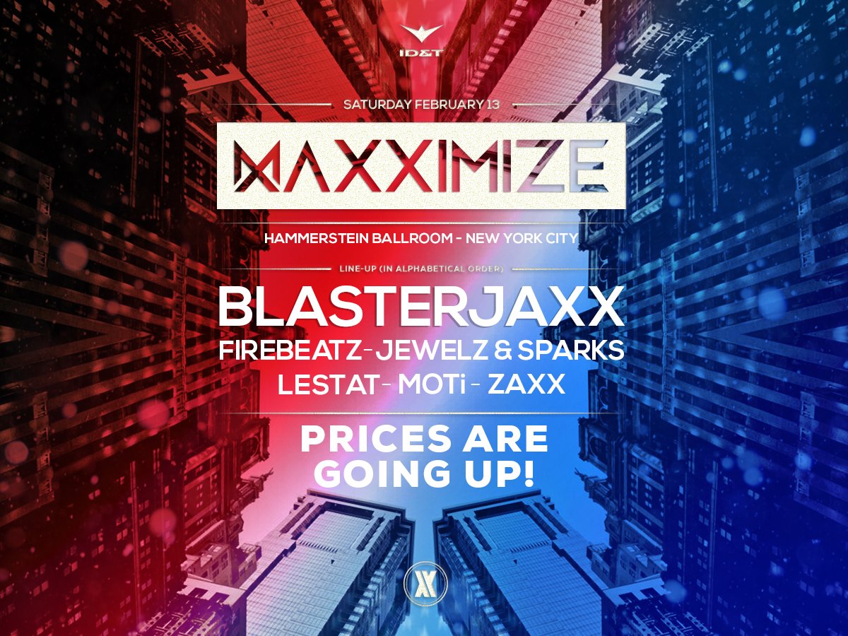 NewYorkEDM's tweet photo. RT for a chance to win 2 tix to w. @Blasterjaxx &amp; friends at Hammerstein Ballroom on 2/13

https://t.co/ax4lhnCsTd https://t.co/ULNFASk1hR