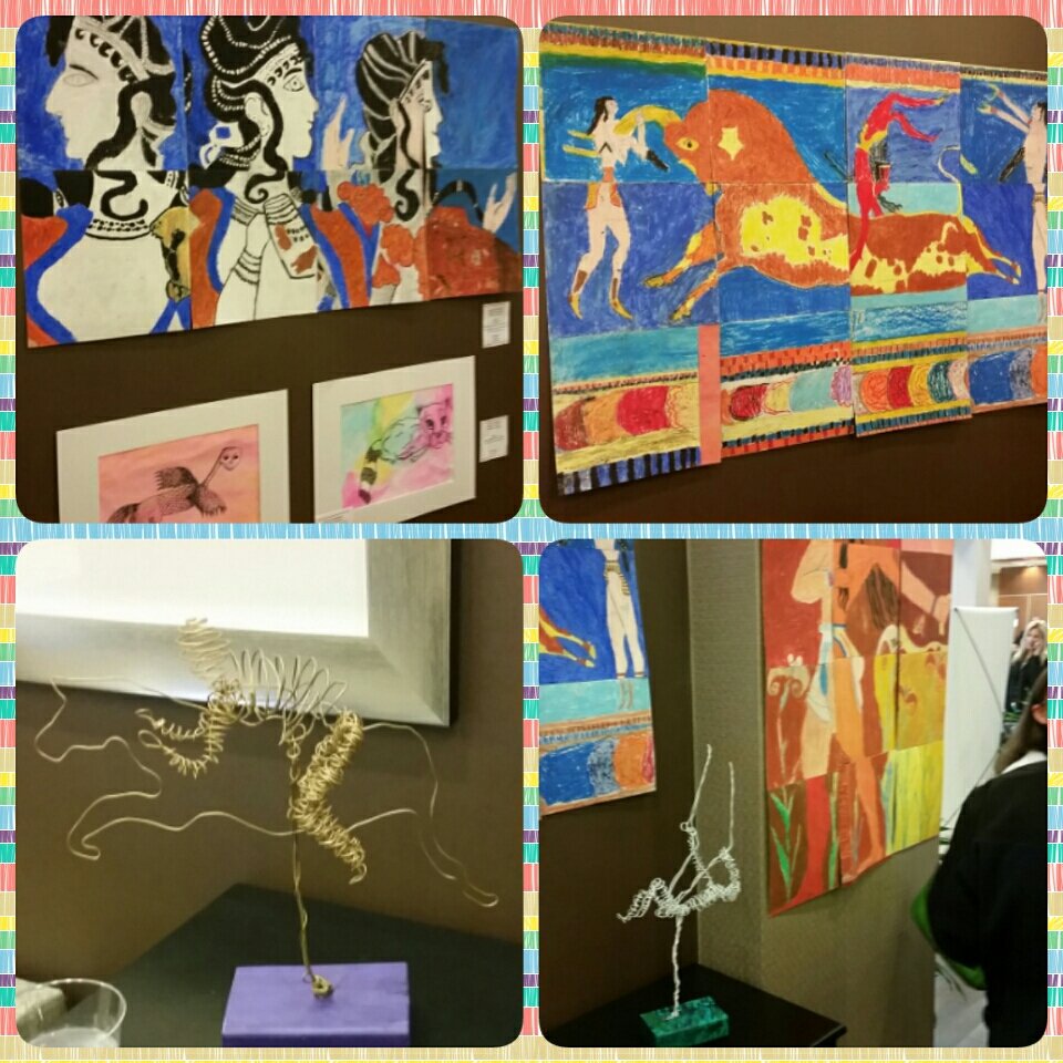 StricklandMath's tweet photo. SSMS student art work at Leader in Me Symposium! #TLIM #standfl https://t.co/fL5X4Ne4DY