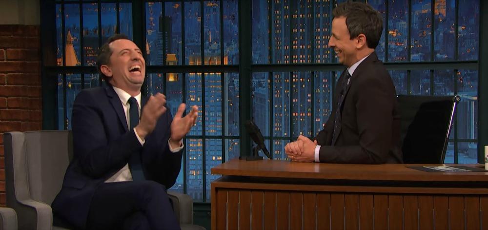 Telerama's tweet photo. Quand Gad Elmaleh vient faire le rigolo à la télé américaine https://t.co/ftJ8UgEM4l https://t.co/PVJ7oqIuS6