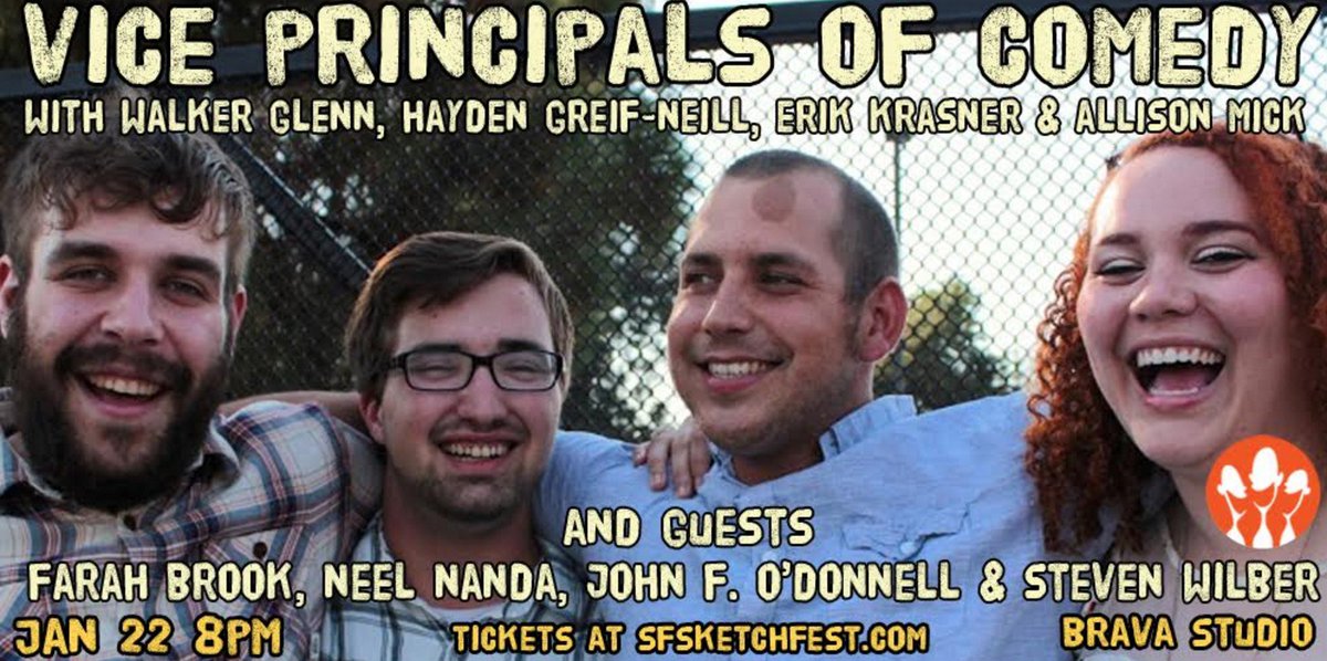 COME PARTY WITH US THIS FRIDAY. ATTENDANCE IS MANDATORY. #SFsketchfest 

TICKETS @ sched.co/4jEX