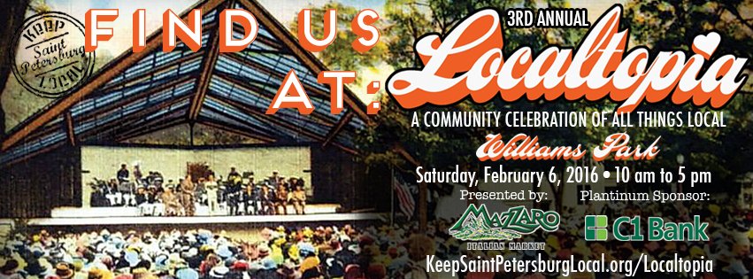 TreehouseG's tweet photo. Super excited to see everyone at #Localtopia this year! #TreehouseGallery #Groovy #StPete #BecauseLocal #KSPL https://t.co/HvmO63WO29