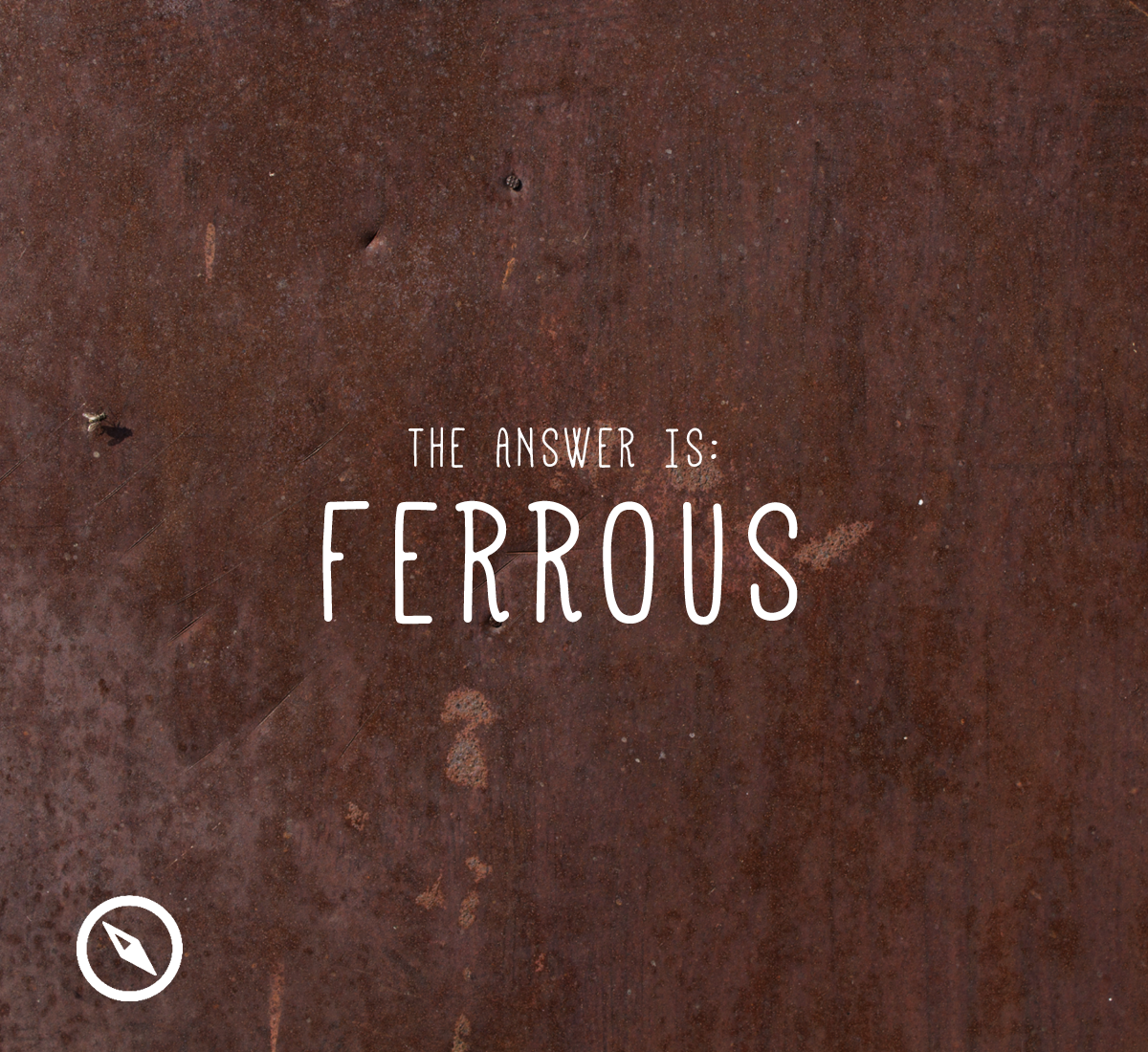 GoFindDiscover's tweet image. If you guessed Ferrous in our word scramble, you are correct!