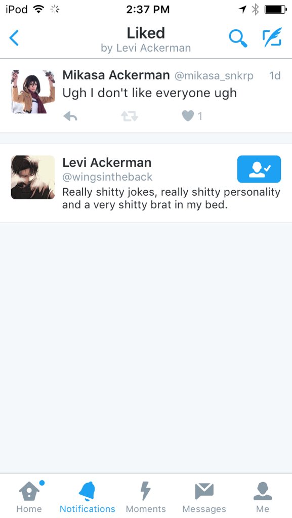 Thank u Levi