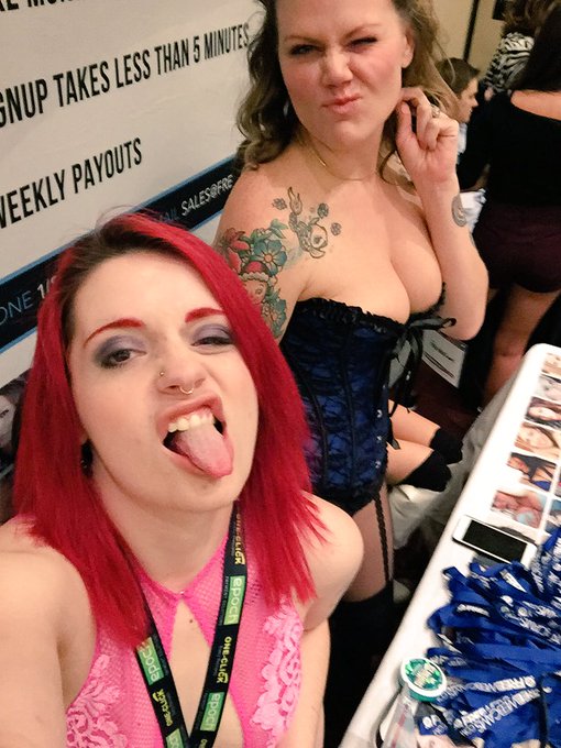 Fan day at @CamConference and the awards later @BiancaTusher and I are at @realfreewebcams booth Right<a class="tags" target="_blank" title="On Twitter" href="/?out=eyJ0eXAiOiJKV1QiLCJhbGciOiJIUzUxMiJ9.eyJpYXQiOjE3MjU3NDU3NTEsImlzcyI6InR3cG9ybnN0YXJzLmNvbSIsIm5iZiI6MTcyNTc0NTc1MSwiZXhwIjoxNzU3MjgxNzUxLCJyZWRpcmVjdF91cmwiOiJodHRwczovL3R3aXR0ZXIuY29tL0NhbUNvbmZlcmVuY2UifQ.hKdJ0Es8SalBWMACyI9yFj5VsbXbEHm_GS5PYyRUWbB5EgZRbbV8DvXWeibPKGGQOB5quWdmix5M34EkAyaPGQ">@CamConference</a><a href="/tag/mfc"class="tags"><span>#mfc</span></a><a href="/tag/pervyprincess"class="tags"><span>#pervyprincess</span></a>