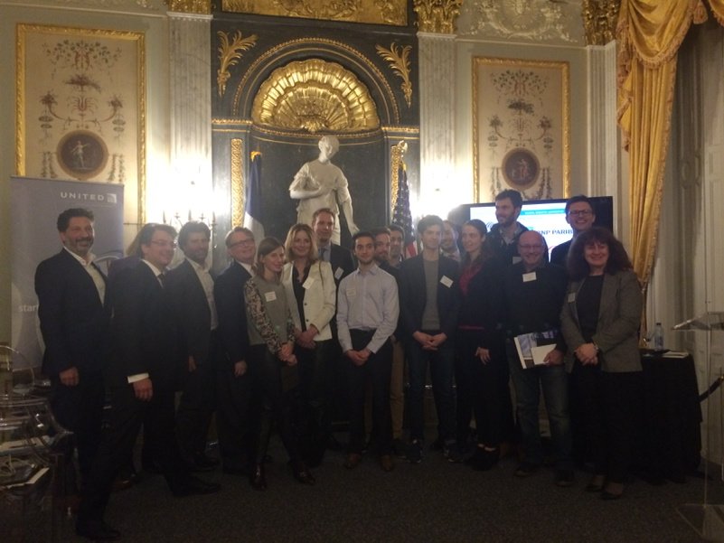 FrenchTouchConf's tweet image. Everybody on stage at the end of the #NextGen #startupscontest ! @amchamfrance @gaelduval