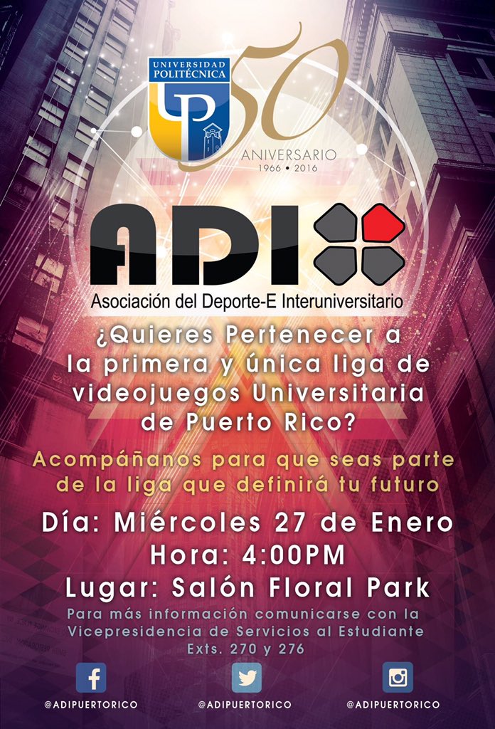 ADIPUERTORICO's tweet photo. #esport #PuertoRico #ADIPUERTORICO https://t.co/nwtmkvAJpF