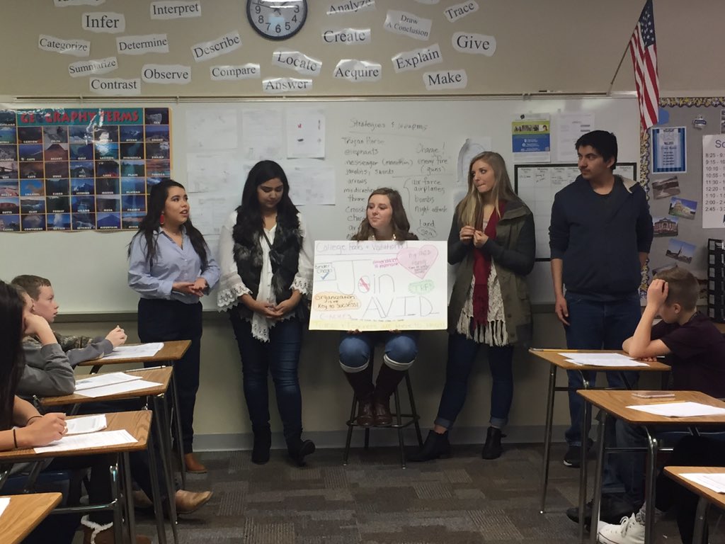 MrsJoditrammell's tweet photo. AVID recruitment presentations! Who's interested? Turn in your forms! #avidchangeslives @wildcats_wms https://t.co/VteOrVrylH