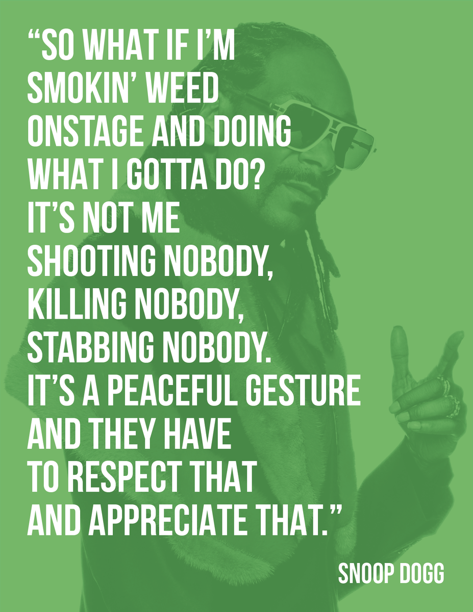 LivWellCannabis's tweet photo. Wise words from the Dogg Father himself @SnoopDogg @LeafsBySnoop #snoopwisdom #livwell #smokeweedeveryday https://t.co/NIShfMh6DX