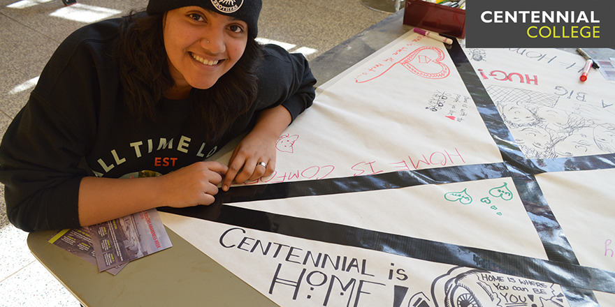CentennialEDU's tweet photo. "I've felt more at home here than in high school." — Rabia #WhatIsHome #CC4Change @CentennialGCEI https://t.co/8fdqH0DGQ6