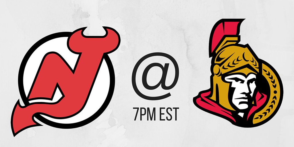 GlueMagazine's tweet photo. Sens VS Devils tonight. Can the Sens make it three in a row? Puck drop at 7pm EST #redhot #gosens #boodevils https://t.co/51xoh2A0Lu