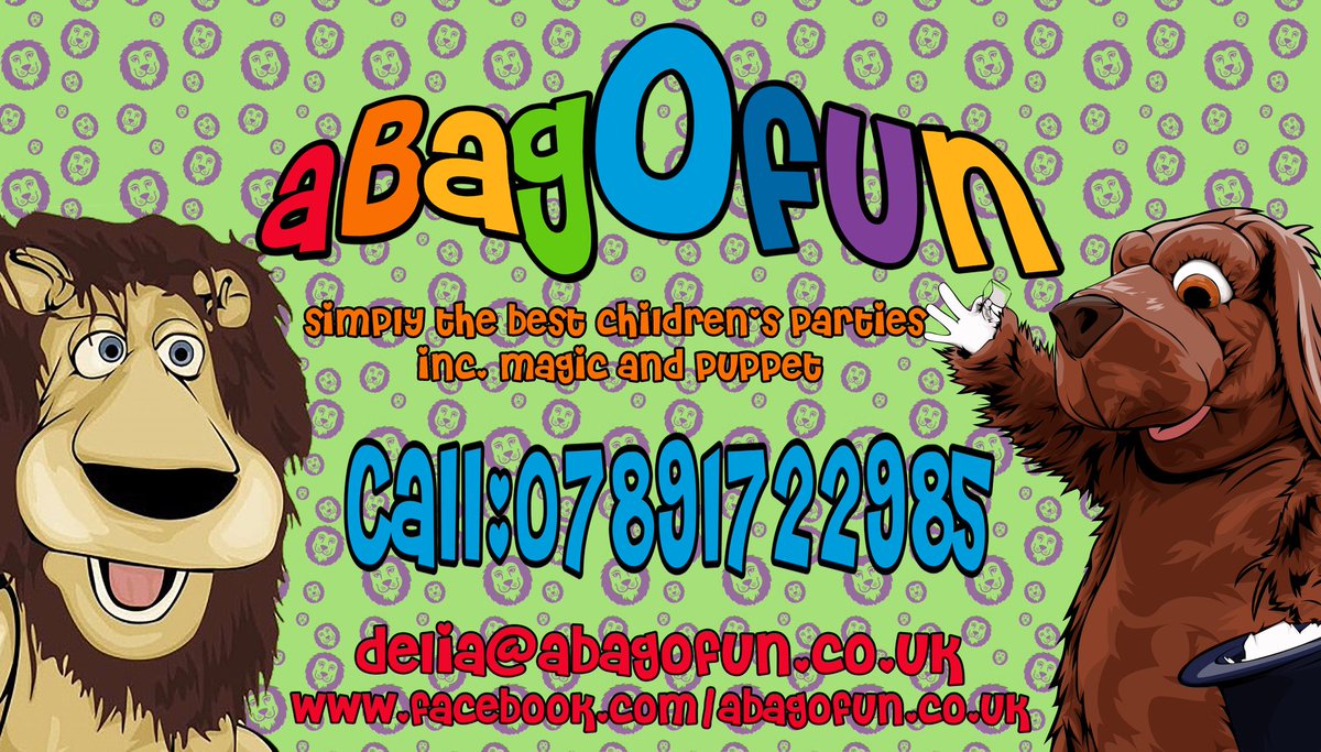 Corporate/private kids entertainers Inc magic&amp;puppet Abagofun.co.uk #Leicestershirehour #WomenBizHour