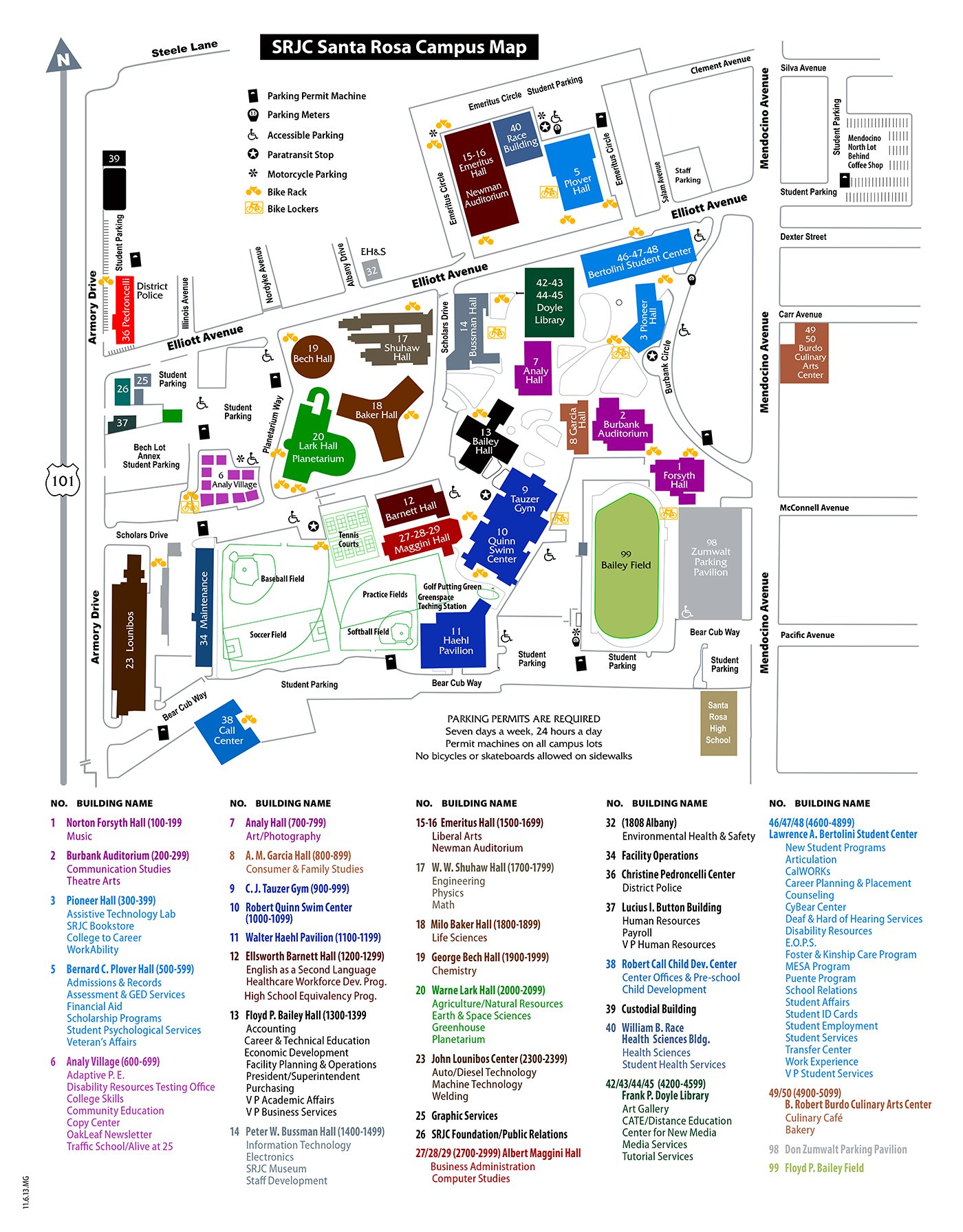Santa Rosa Junior College Map Santa Rosa Junior College On Twitter: "@Megomyleggo Please Try The Smaller  Parking Lots. Attached Is The Sr Campus Map.it Gets Better After 1St Week.  Https://T.co/Smkodvt012" / Twitter