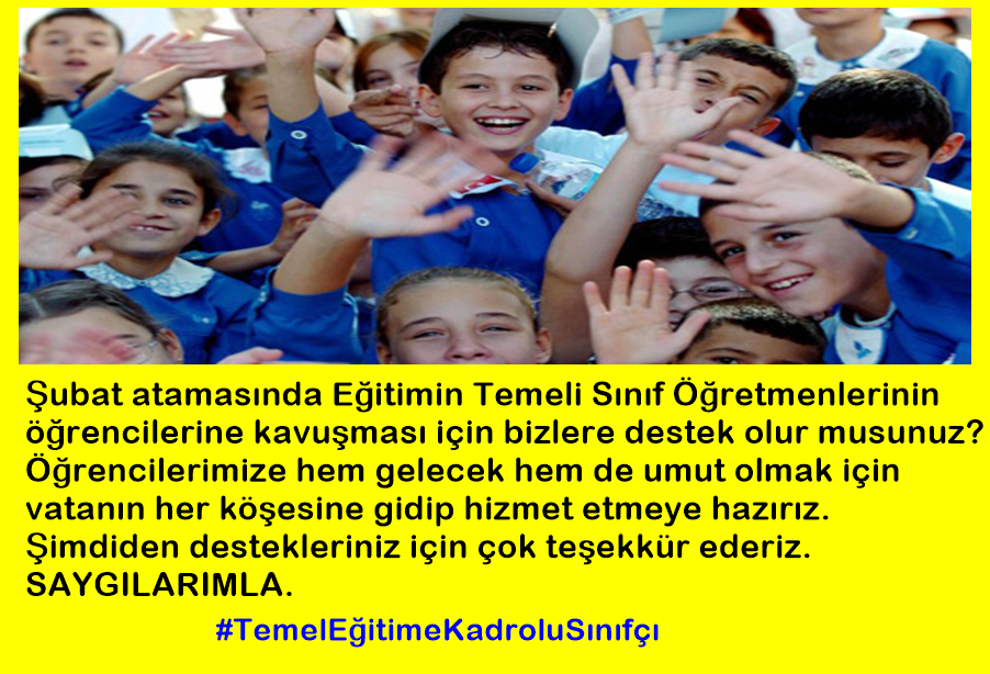 fatma__turkkan's tweet photo. EgitimeCan SınıfcılaraKadro Sınıf Öğretmenlerinin öğrencilerine kavuşması için destek olur musunuz @celaldemirci https://t.co/sBHPc3ET6O