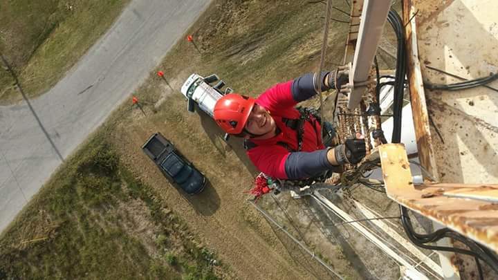 GtekCW's tweet photo. You probably shouldn't look down Kyle
#Gtekcommunications #TowerCrew https://t.co/60x8URLYjC