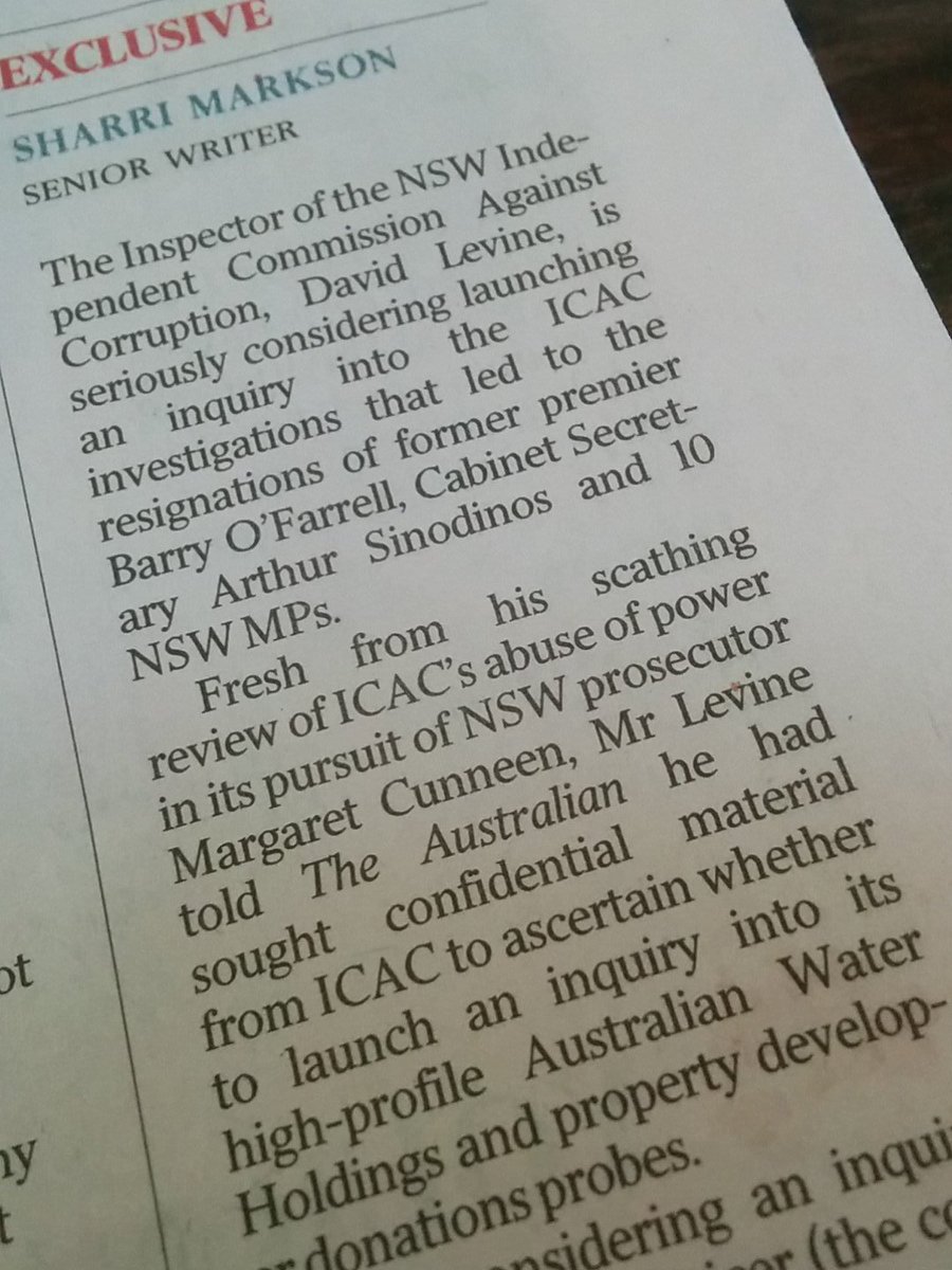 cdbragg's tweet photo. Even if #ICAC went beyond #systematiccorruption, we should be asking if behaviour found is acceptable. #cunneen https://t.co/wxhXlz74t4