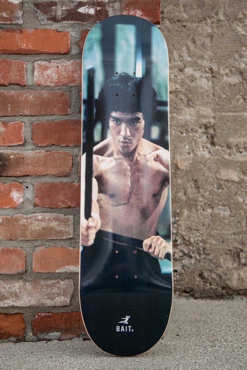 bruce lee skateboard deck