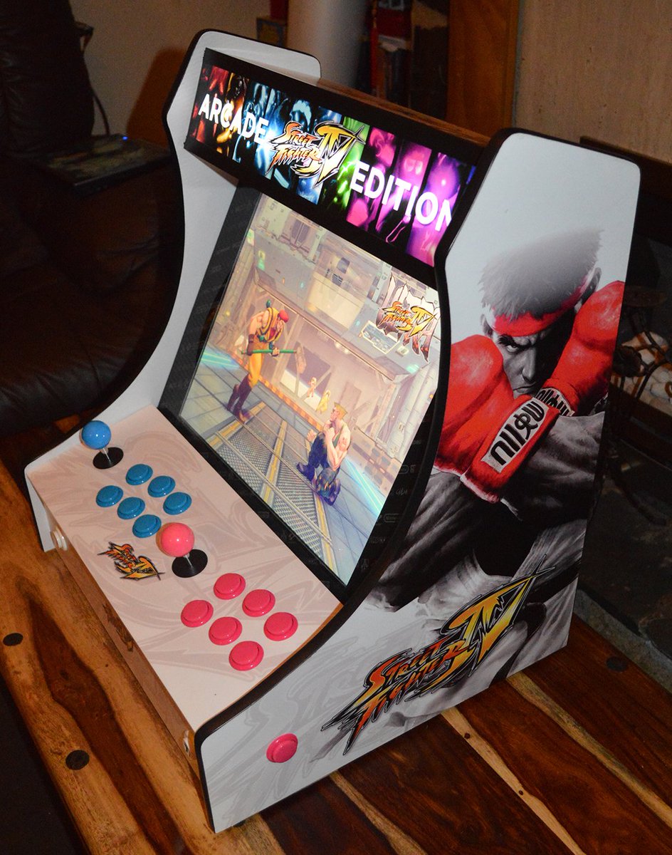 Mini Arcade Machines On Twitter Street Fighter Iv Themed Bartop