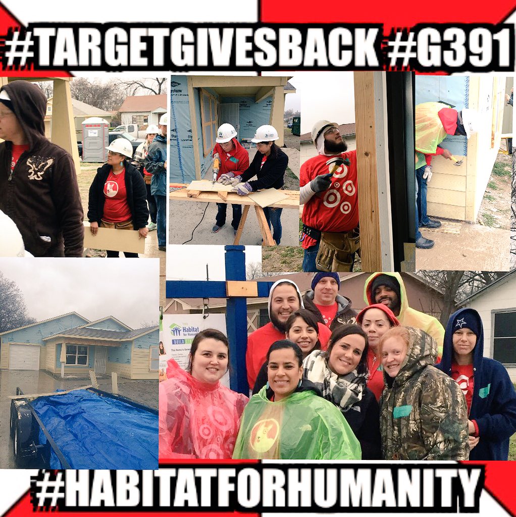 Great job today team reaching out &amp; helping the community
#D342 #G391volunteers #TargetGivesBack #HabitatForHumanity