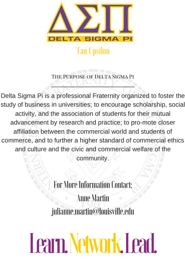 Interested in joining? Contact @anne_martin123 to join a brotherhood of networking business scholars