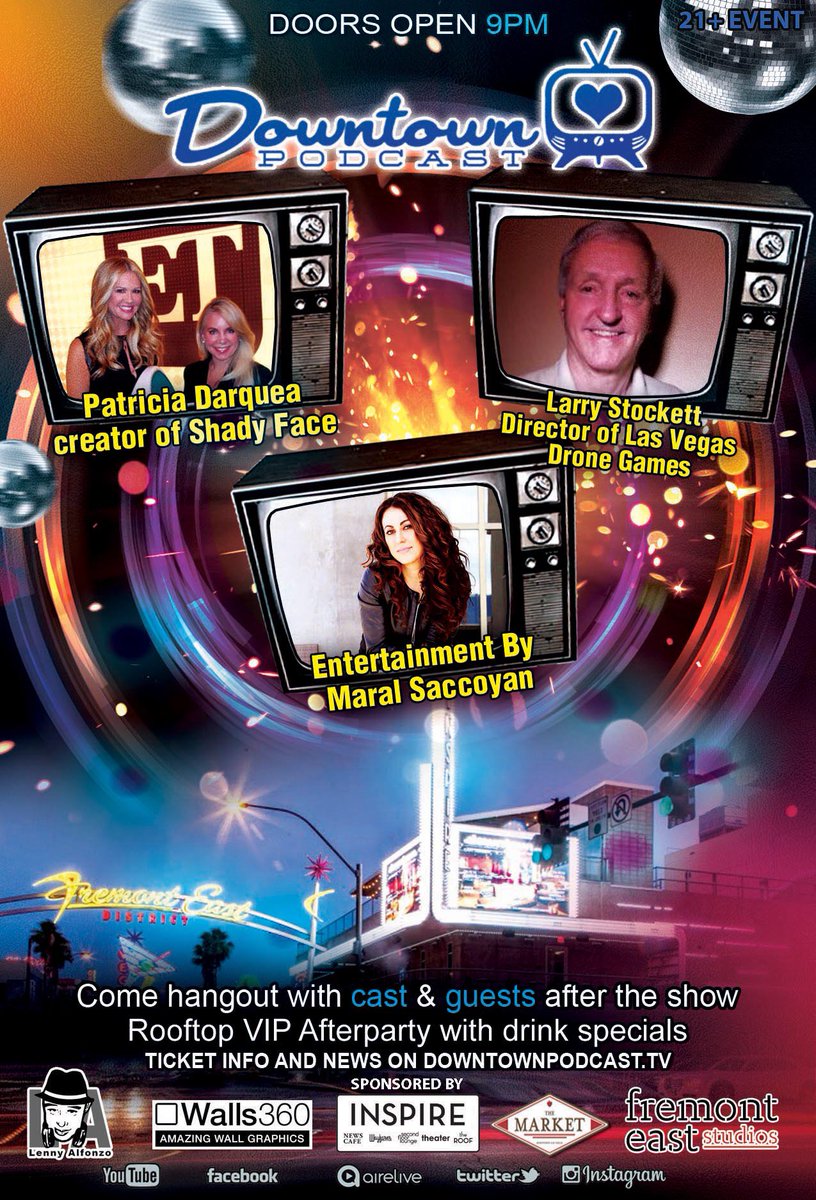 The line up for tonight with <a href="/downtownpodcast/">The Downtown Brown Podcast</a> !