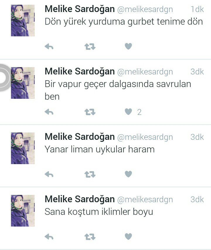 Twitterda gezerken sevdiğim şarkı çalınca ben