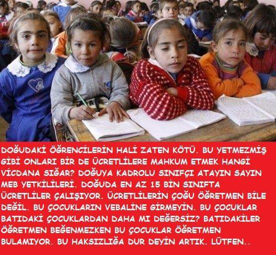 nurangm's tweet photo. EgitimeCan SınıfcılaraKadro TEK SINIF TEK ÖĞRETMEN kuralı olan sınıf öğretmenleri şubat atanmasında hakkını istiyor. https://t.co/RQWmzVhhQC