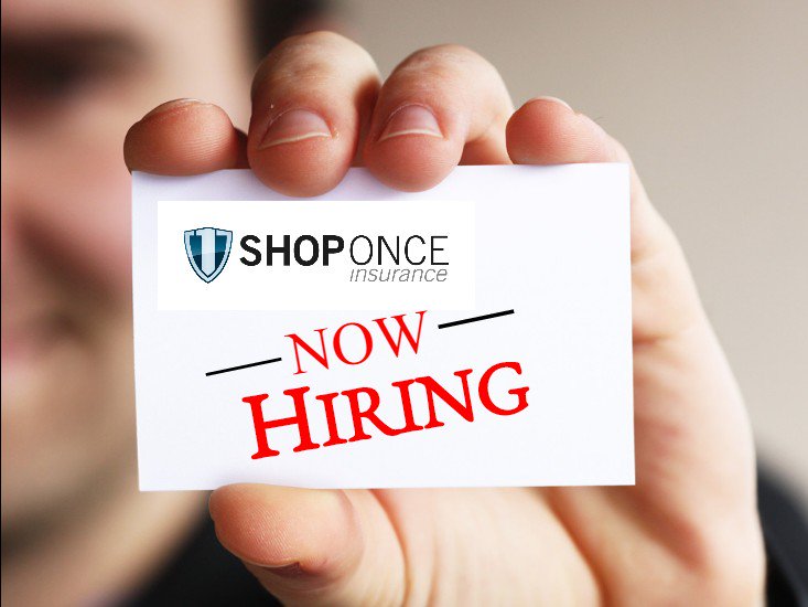 ShopOnce's tweet image. Shop Once Insurance is now HIRING!

Customer Service Representative/Insurance Sales Ag bit.ly/1PrkKag...