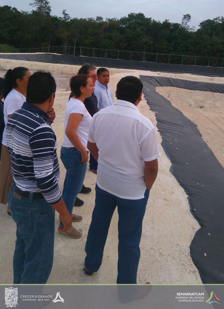 Visitamos en compañía del H. Ayuntamiento de Calakmul, el relleno sanitario de Xpujil.