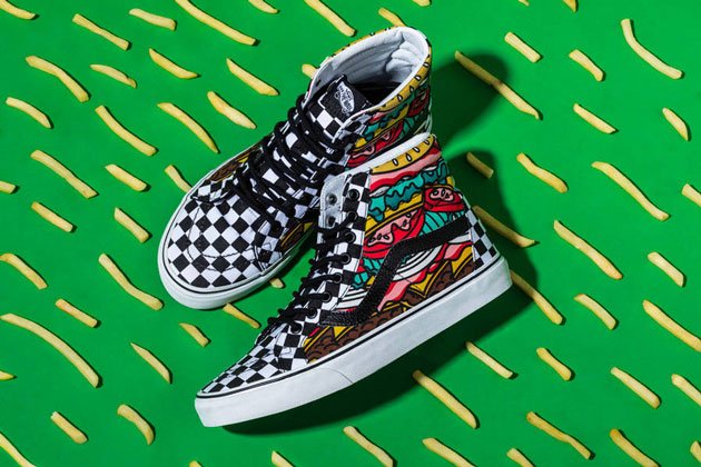 VANS lanza una edición limitada con estampados de comida basura 🍕🍔🍰🍟bit.ly/1RC1mxr
