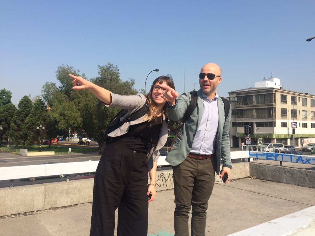pcfuente's tweet photo. Junto a @risomj y @villahumana de #GehlStudio @citiesforpeople recorriendo @AlamedaProvi y @Morande83 @Orrego https://t.co/VmYRuRBNPW