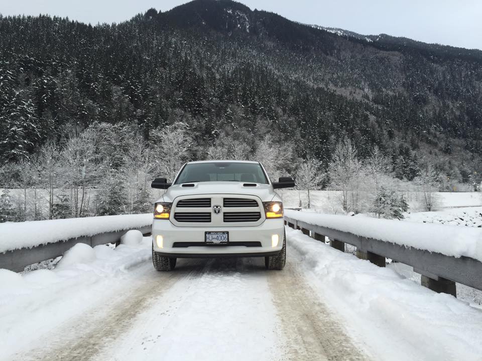 With Ram Trucks available four-wheel drive, problem solved. #WhiteOut #RamLife
(Photo Credit: Johnny S.)