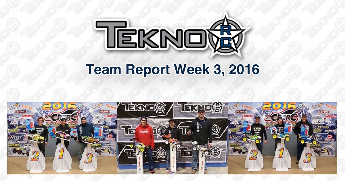 Tekno RC Team Race Report Week 3 2016 bit.ly/1JfHJbX