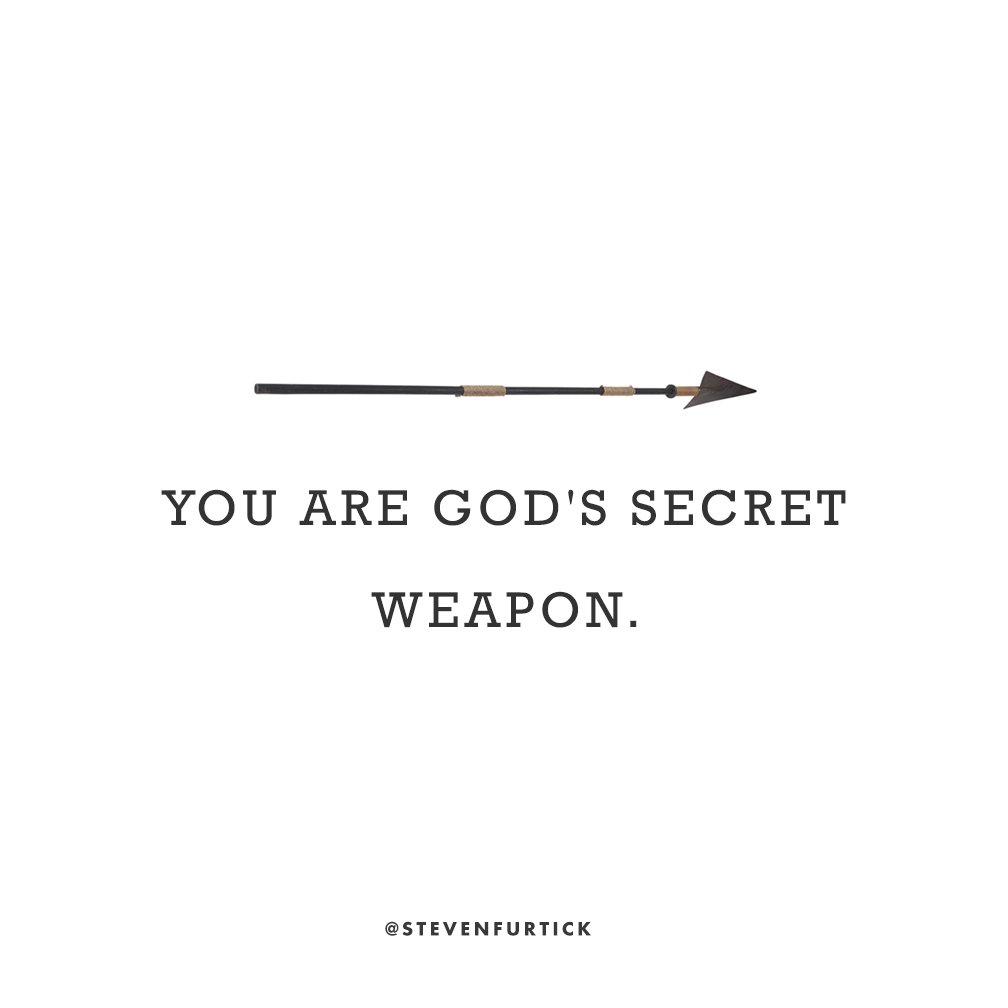 stevenfurtick's tweet photo. ...in the shadow of his hand he hid me; he made me into a polished arrow and concealed me in his quiver. ^Is. 49:2 https://t.co/b75wuaTutf