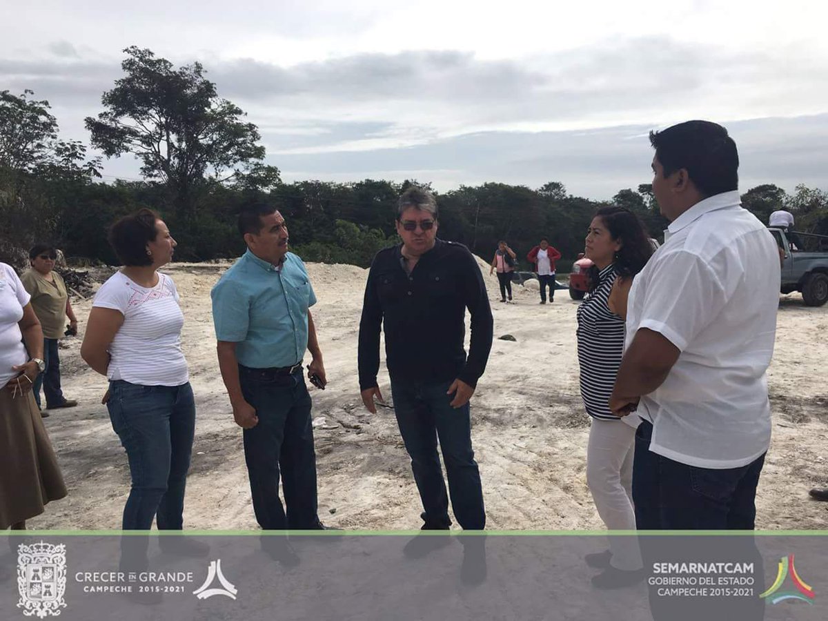 Con apoyo de H. Ayuntamiento y comisaria, recorrimos el Centro Integral de Residuos Sólidos de Zoh Laguna, Calakmul.