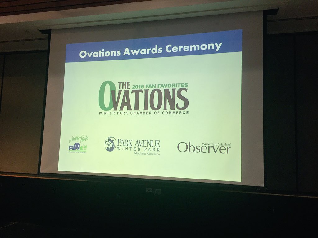 WPChamberFL's tweet photo. Countdown: the awards presentation begins at 6:00... Get ready! #WPOvations https://t.co/POWt9yLeVf