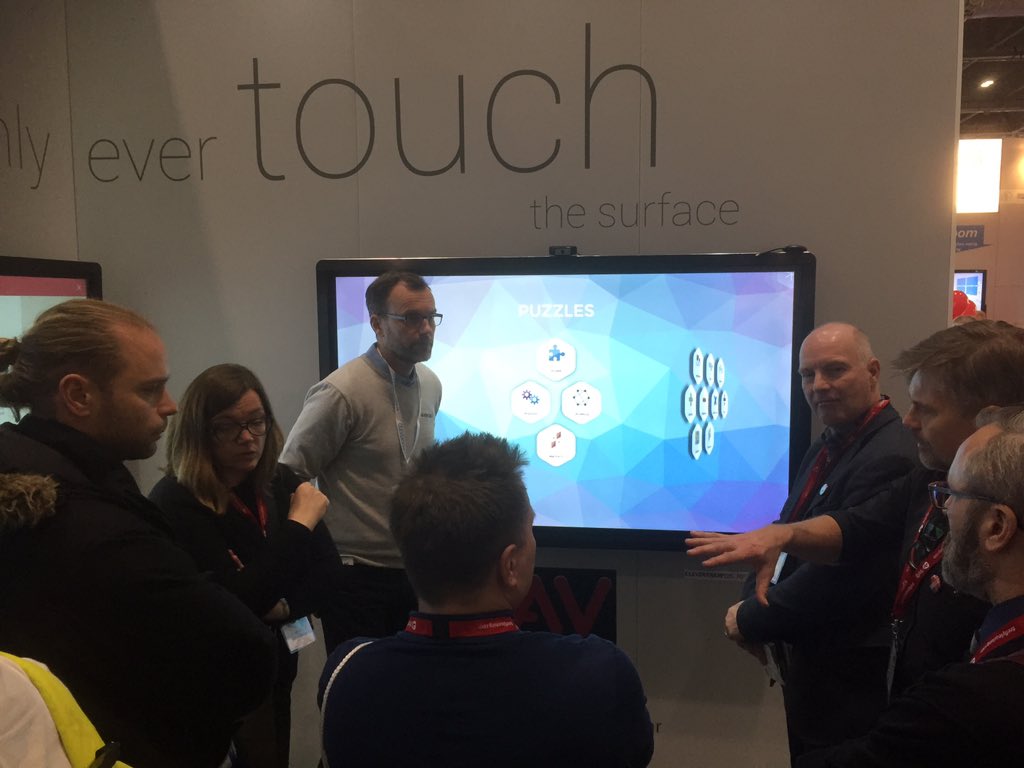 #bett2016 a great day of learning and listening with @clevertouch #edtch #edtechchat #MultiTeach