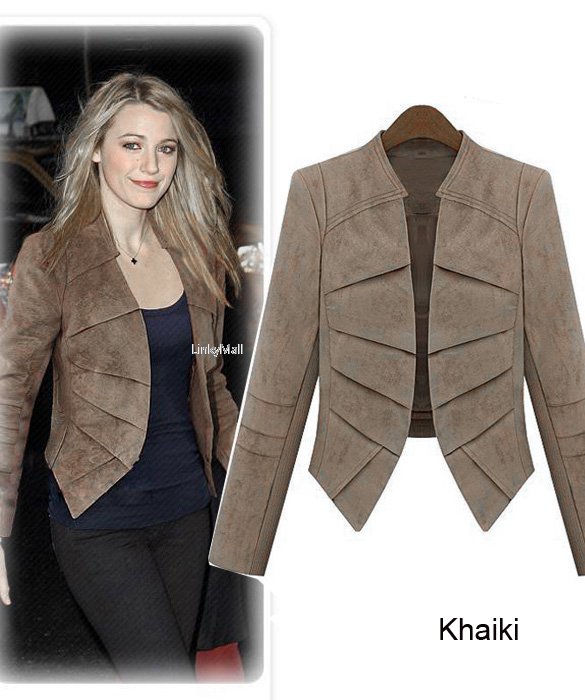 Linkymall's tweet image. Spring Autumn New  women Suede Leather Jacket Short Coat
 $14.99 40% off
Shop here:bit.ly/23i88fU