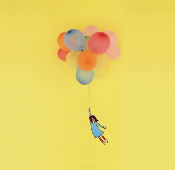 Linkymall's tweet image. Cute! Artwork from Spanish Artist Jesuso Ortiz