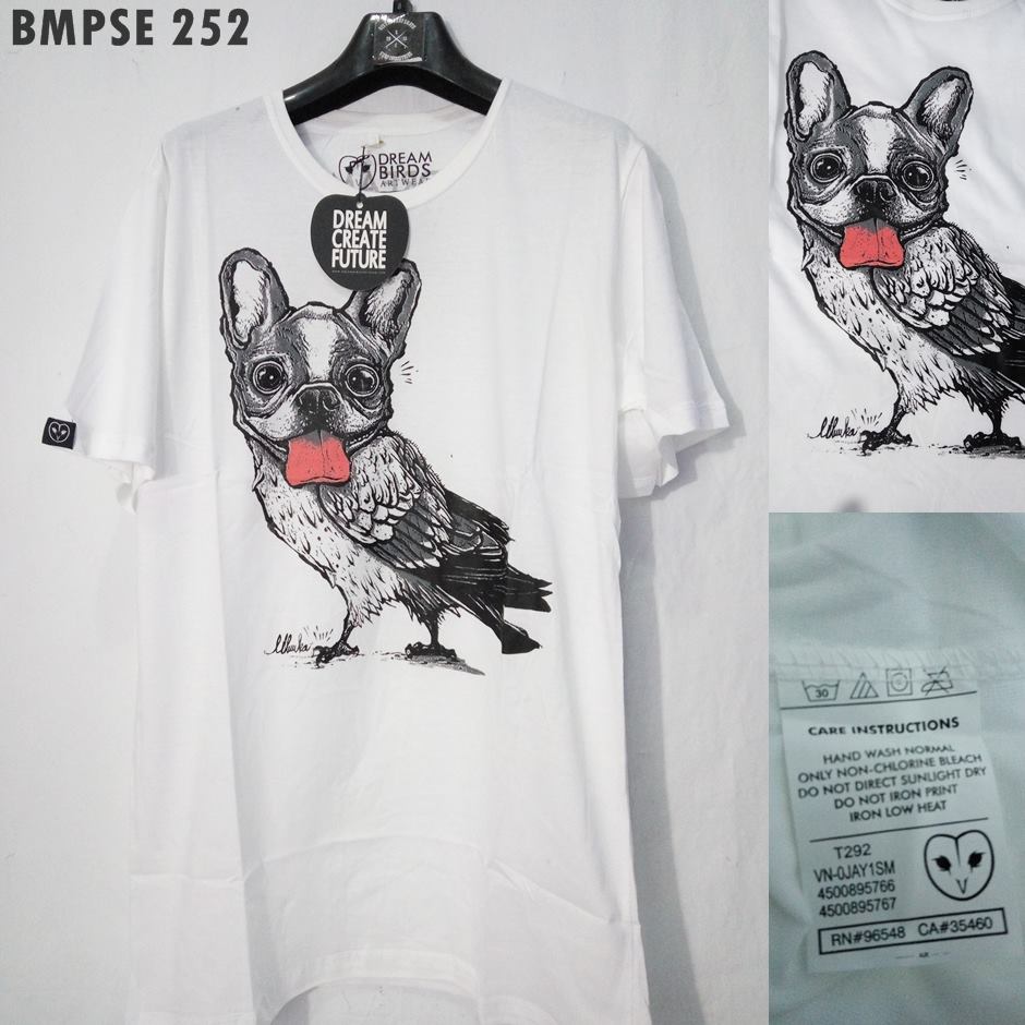 DistroSurfSkate's tweet photo. Kaos BMP SE DREAMBIRD 252 Mat : combed 30s jersey sueding Size : M dan L (Bule) IDR. Rp 60.000 Order? PIN:528C82EC https://t.co/LVbEGq5T8Q