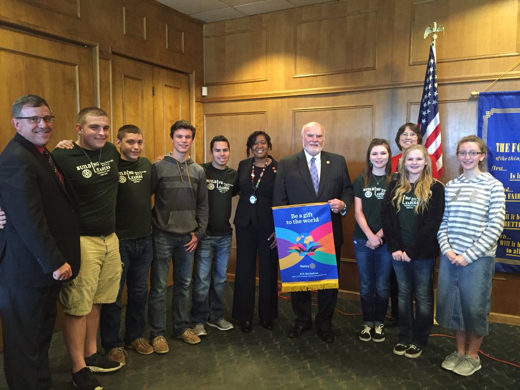<a href="/RYLA_5910/">RYLA DISTRICT 5910</a> #Interactstudents discuss next steps #Rotaract #Rotary  share a photo with @SenatorRobertNichols