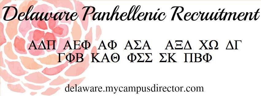 UD_Panhellenic's tweet photo. Don't waste any time.. register for @udelaware Panhellenic Recruitment today! #UDel https://t.co/krM2BdZss5