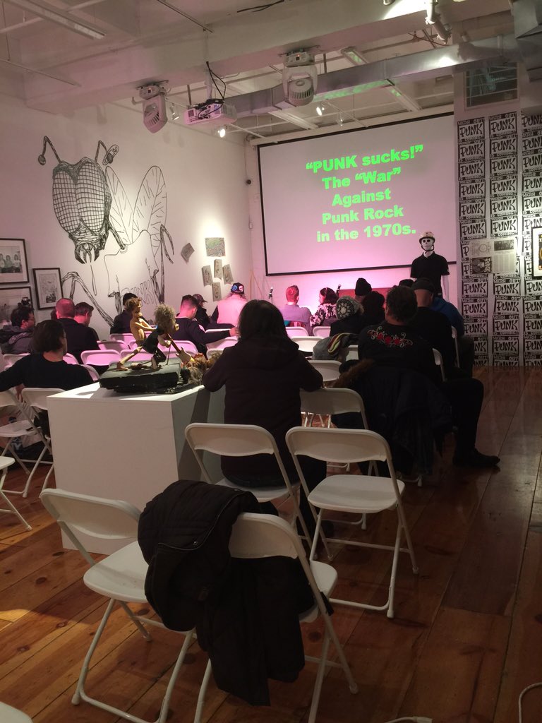 #LAUNCHING #THEPUNKMAGAZINE panel "PUNKSUCKS: the war against Punk in the 1970s" @HowlHappening #punkiscoming #NOW