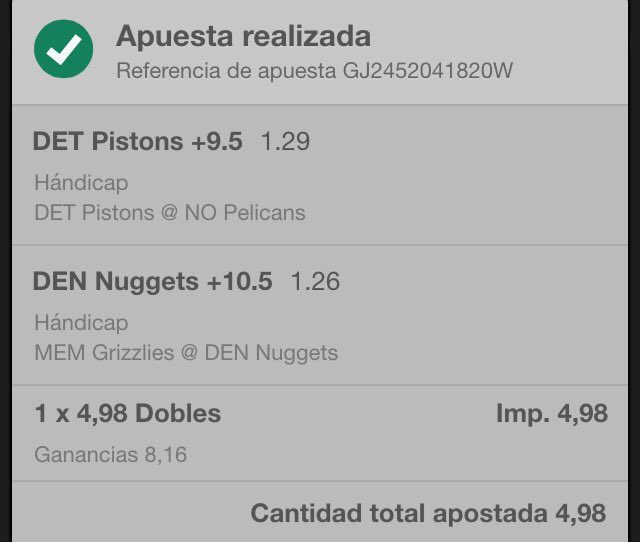 2 fase del reto!!Nuevo pick gratuito!!!! Cuota:1.63 Stake: 2.0 💸💸💸💸Vamos a por el verde RT