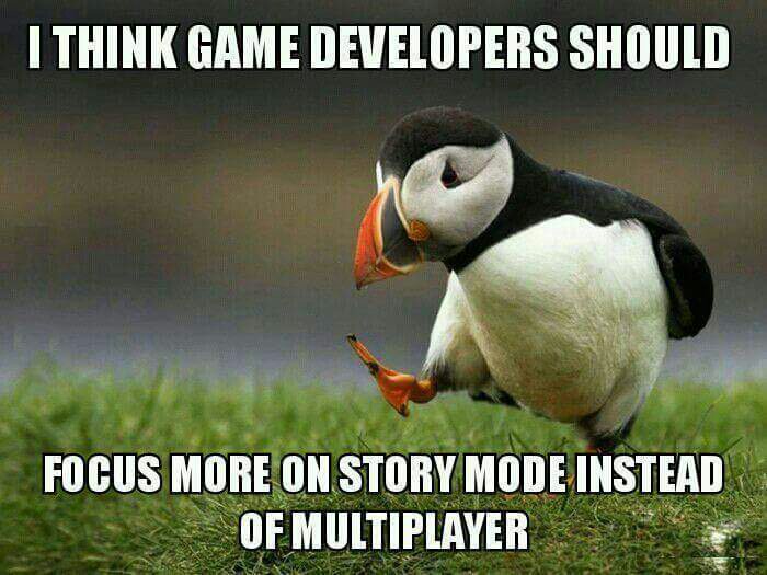 killbotent's tweet photo. Hmmm...depends on the game. Your thoughts?? #gamedevs #indiedev #multiplayer #story #thought-provoking https://t.co/4XtDSDxDqT