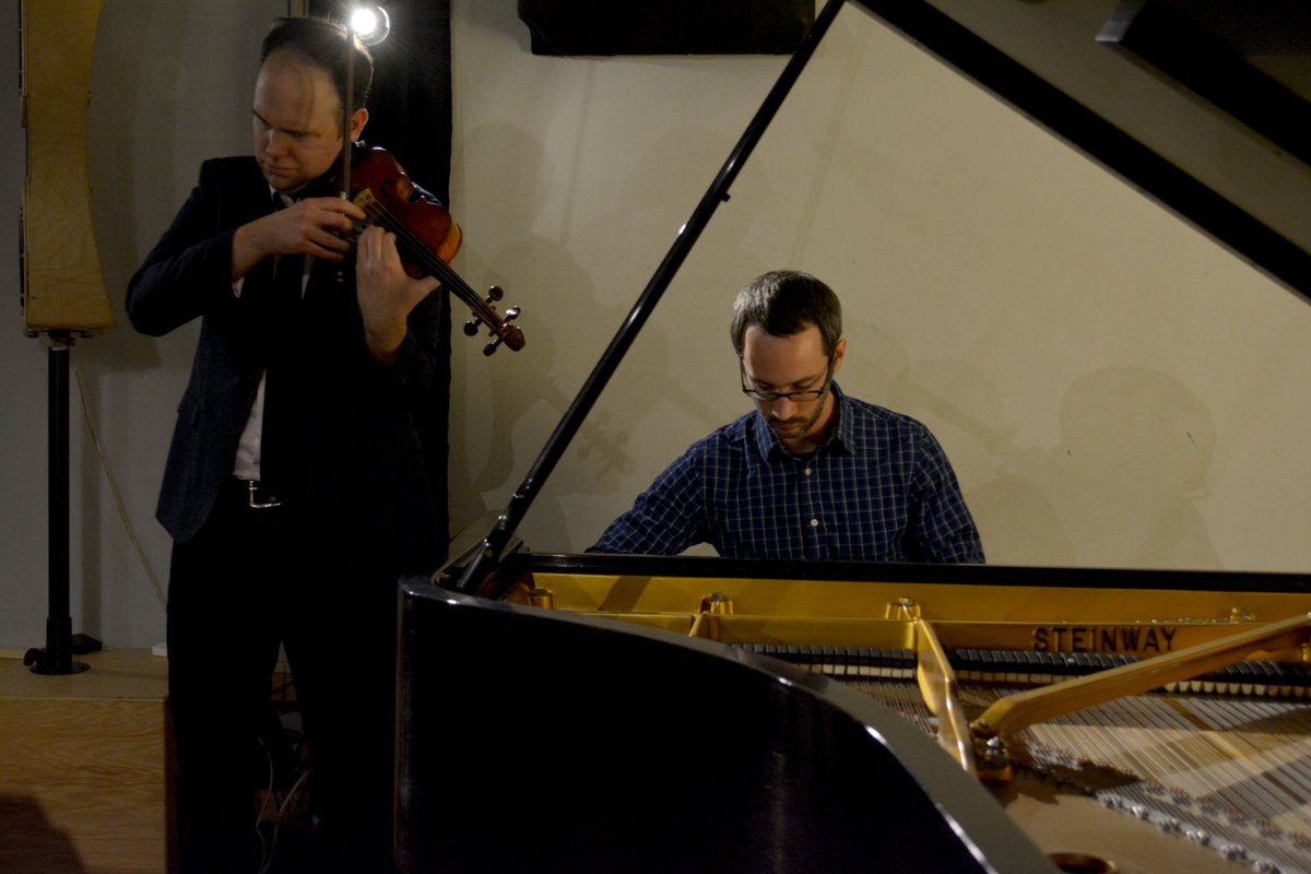 ArtOfOurTime's tweet photo. #Photos by @michikosaiki from our #concert at @spectrum_nyc featuring #JoshModney & members of @WetInkEnsemble https://t.co/zSYez0Stq2