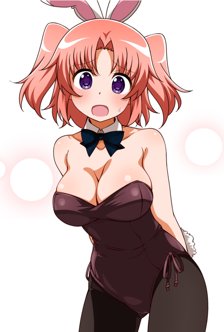 コミ1のカット塗りました。
小紅バニーです。 